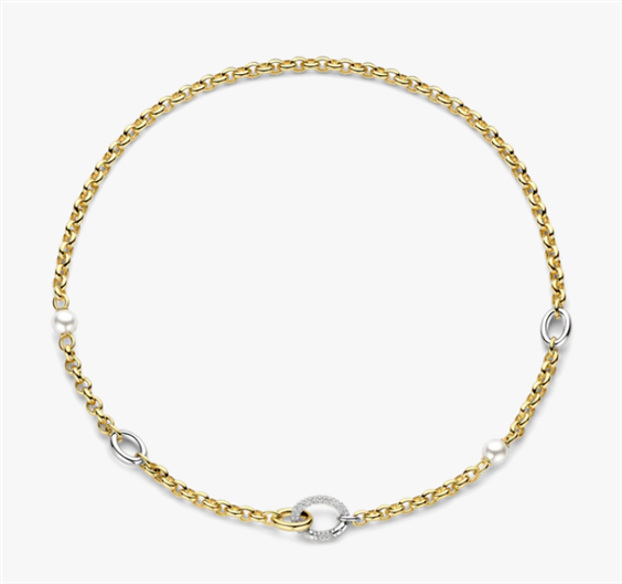 Collar Ti Sento Milano Mujer Perle in Plata Perla 34096ZY-48 - 34096ZY-48